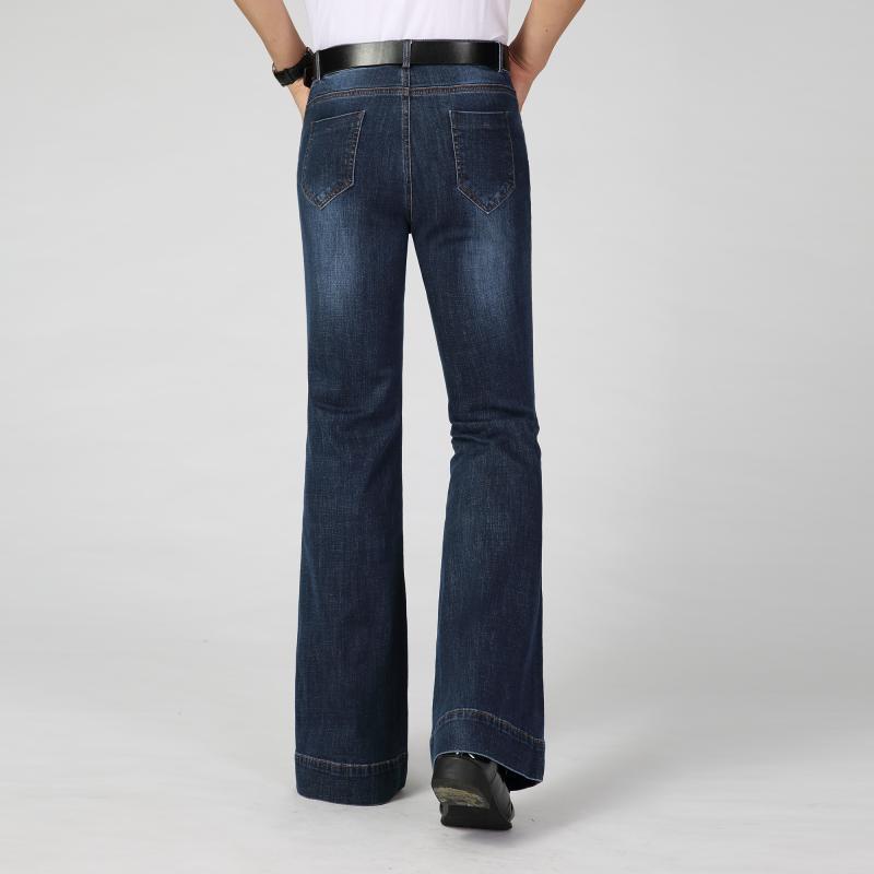 Джинсы для мужчин Мужские расклешенные джинсы больших размеров из микроэластичного денима Расклешенные брюки Классические джинсы Ddesign