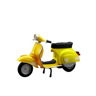 Масштаб 1/18 Vespa 200 Rally Электросамокат Игрушка Мотоцикл Модель Велосипеда для Детей MSZ Литой Металлический Миниатюрный Коллекционный Подарок Мальчикам