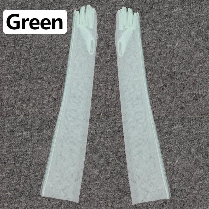 Женские прозрачные кружевные ультратонкие локтевые длинные платья с длинными пальцами, прозрачные перчатки для фотографий