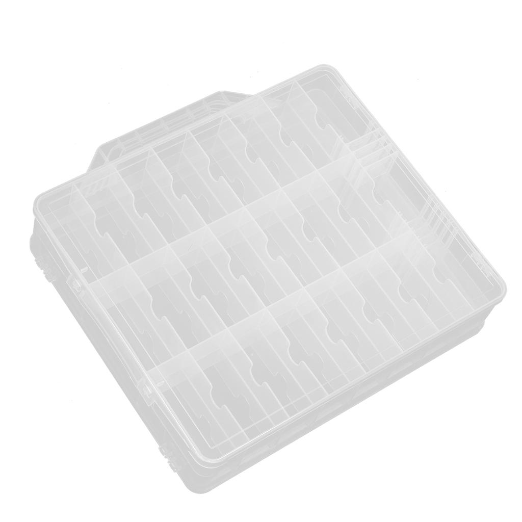 Прозрачный кейс для хранения лаков для ногтей Домашний салон Органайзер для лаков для ногтей на 48 бутылочек