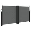 Retractable Side Awning Anthracite Grey 120 x 1000 cm