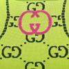 Gucci Топ без рукавов из джерси с жаккардовым узором GG 'Флуоресцентный желтый/Черный' Женский 693286-XJEFY-7401