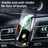 Stable and Anti Shake Car Phone Holder Wireless Fast Charging Car Phone Holder 360 ° Infrared Sensing Air Outlet Phone Holder T2