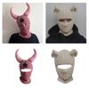 Winter Face Mask Ski Mask Warm Knitted Balaclava for Men Womens Windproof Face Cover for Outdoor Party