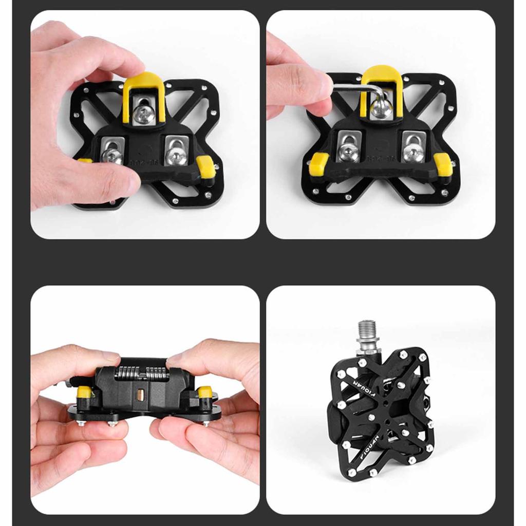 Педали – Плоские педали из алюминиевого сплава, переходные пластины для горных и шоссейных велосипедов, универсальные велосипедные аксессуары