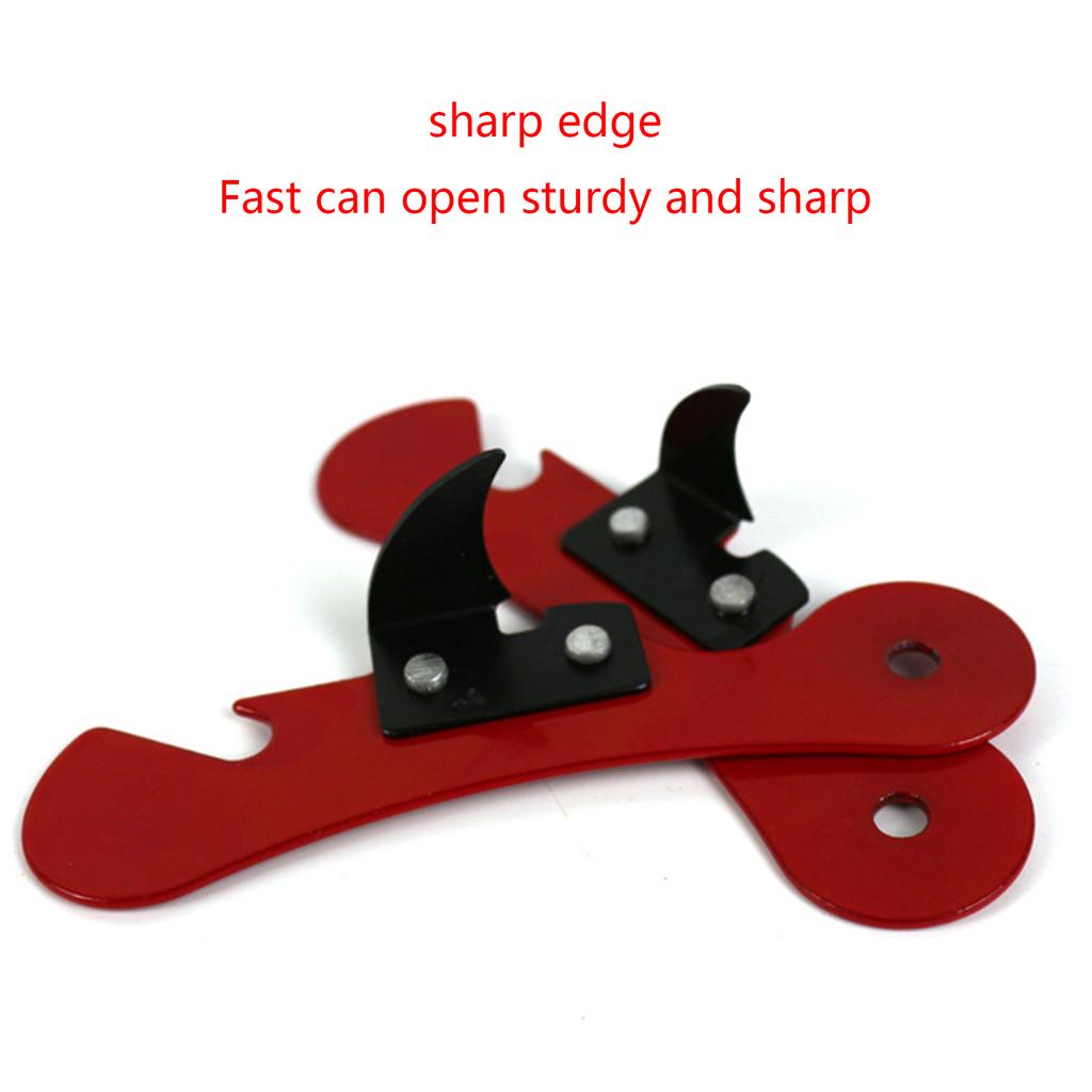 Многофункциональный консервный нож из нержавеющей стали с боковым срезом, ручной консервный нож, профессиональный эргономичный консервный нож, кухонный инструмент