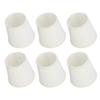 6Pcs Fabric Lamp Shade E14 Chandelier Clip On Lamp Shade for Home Living Room Bedroom