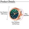 Ring Watch Ladies Free Size 3ATM Waterproof Ring Watch Roman Analog Stylish Rose Gold Ladies Fashion Accessory
