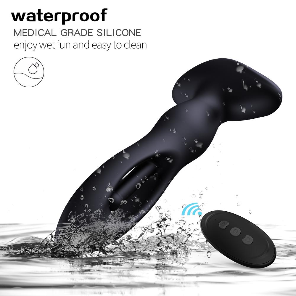 Массажер простаты Вибрационный Анальная пробка Анальный Стимулирующий Вибратор для точки G Беспроводной Дистанционный Секс-Игрушка для Мужчин Дилдо