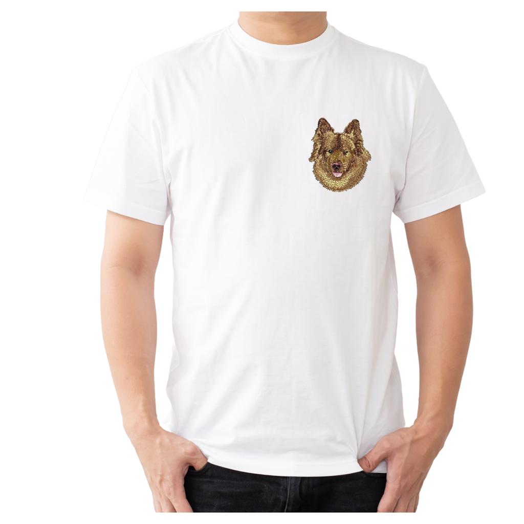 Eurasier, Eurasian - Naszywka W Kształcie Psa, Haftowana Łatka, Unikatowa Ozdoba Do Plecaka Marki Art-Dog
