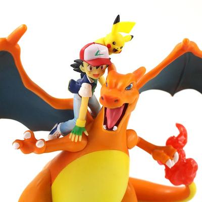 Аниме Ash Ketchum Lizardon Mega Charizard, экшн-фигурка, модель игрушки для детей, подарок на день рождения, куклы