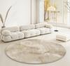 Modern Abstraction Carpets for Living Room Nordic Bedroom Decor Round Carpet Large Area Chair Floor Mat Home Study Non-slip Rug
