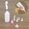 Puppy Feeder Pet Feeding Bottle 60ml Dog with Cleaning Brush Kit Nipple Nursing Bottle Pet Supplies