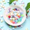 DIY For GIFTS Jewelry Making AB Color 100Pcs Handmade Accessories Heart Acrylic Beads  Home