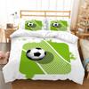 Лидер продаж, комплект пододеяльников с 3D футбольным принтом, модный комплект постельного белья, детский комплект постельного белья, одинарный размер, двойной размер, декор для спальни