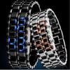 Korean Version Fashion LED Lava Steel Band Watch - Cool Student Men's Casual Chain Wristwatch