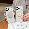 For Magsafe Transparent Acrylic Case for iPhone 17 16 15 Pro Max Air 14 Plus 12 13 11 X Xr Xs 7/8 SE 16e Magnetic Clear Slim Cover