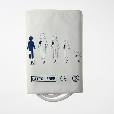 Одноразовая манжета для измерения артериального давления, окружность руки 38-50 см, манжета для НИАД с двойной трубкой без мочевого пузыря(СМ-1025D-05)