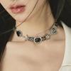Chic Spicy Girl Leather Bell Choker Necklace – Unique Minority Design
