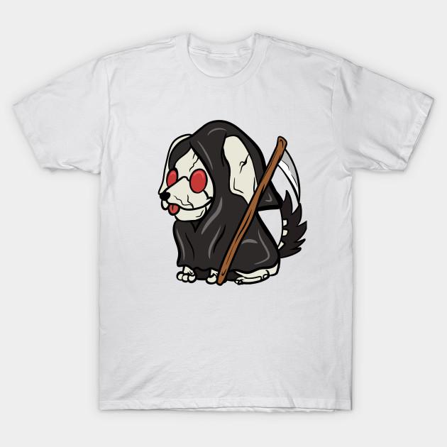 Футболка женская смешная Бернская горная собака страшная смерть с косой Costu Harajuku принт Kawaii футболка летняя женская футболка с коротким рукавом топ футболка