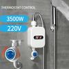 3500 Вт 220 В Мини Водонагреватель Горячий Электрический Безнапорный Нагрев Мгновенный Нагрев Воды С Душевой Головкой ЖК-Дисплей Температуры