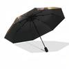 Prayer, Serenity Themed Automatic Opening and Closing Umbrella, Compact Travel Umbrella, Lightweight and Portable, Suitable for Beach Commut