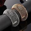 Geometric Design Hollow Out Bracelet Round Shape Metal Bracelet Women's Handwear Jewelry Accessory