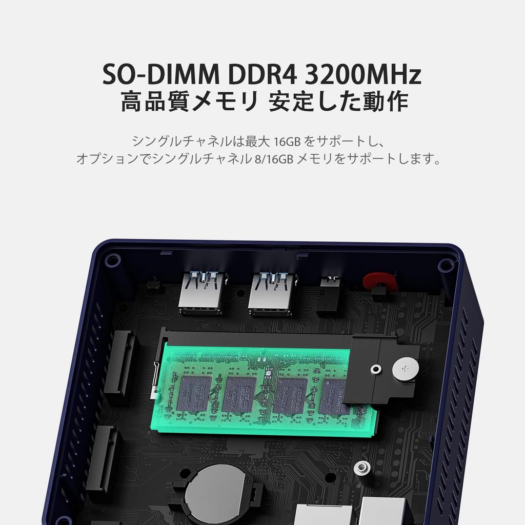 Beelink Pro Mini 13-го поколения Intel Twin Lake N150 процессор для Mini 16 ГБ ОЗУ 1 ТБ SSD бизнес двойной MINI-S13 ПК, (до 3,60 ГГц) Компьютер, ПК,