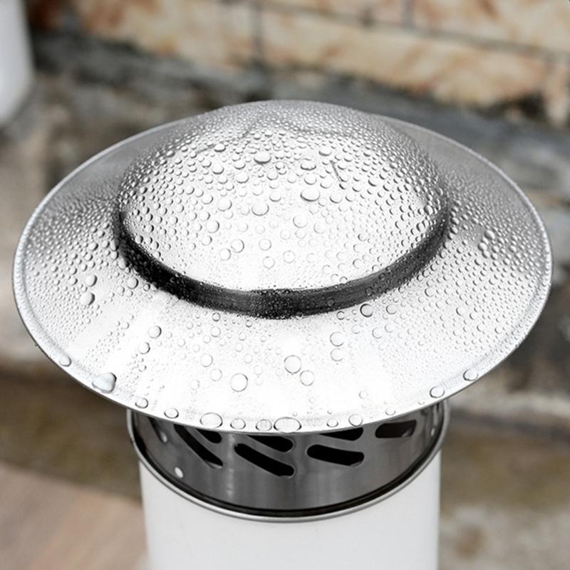 Practical Round Stainless Steel Chimney Rain Hat Convenient for Home Use and Maintenance Easy Installion Designs
