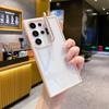Подходит для Samsung S25 Ultra Магнитный чехол для телефона S24Plus Скрытый металлический кронштейн для объектива S23 Прозрачный S24