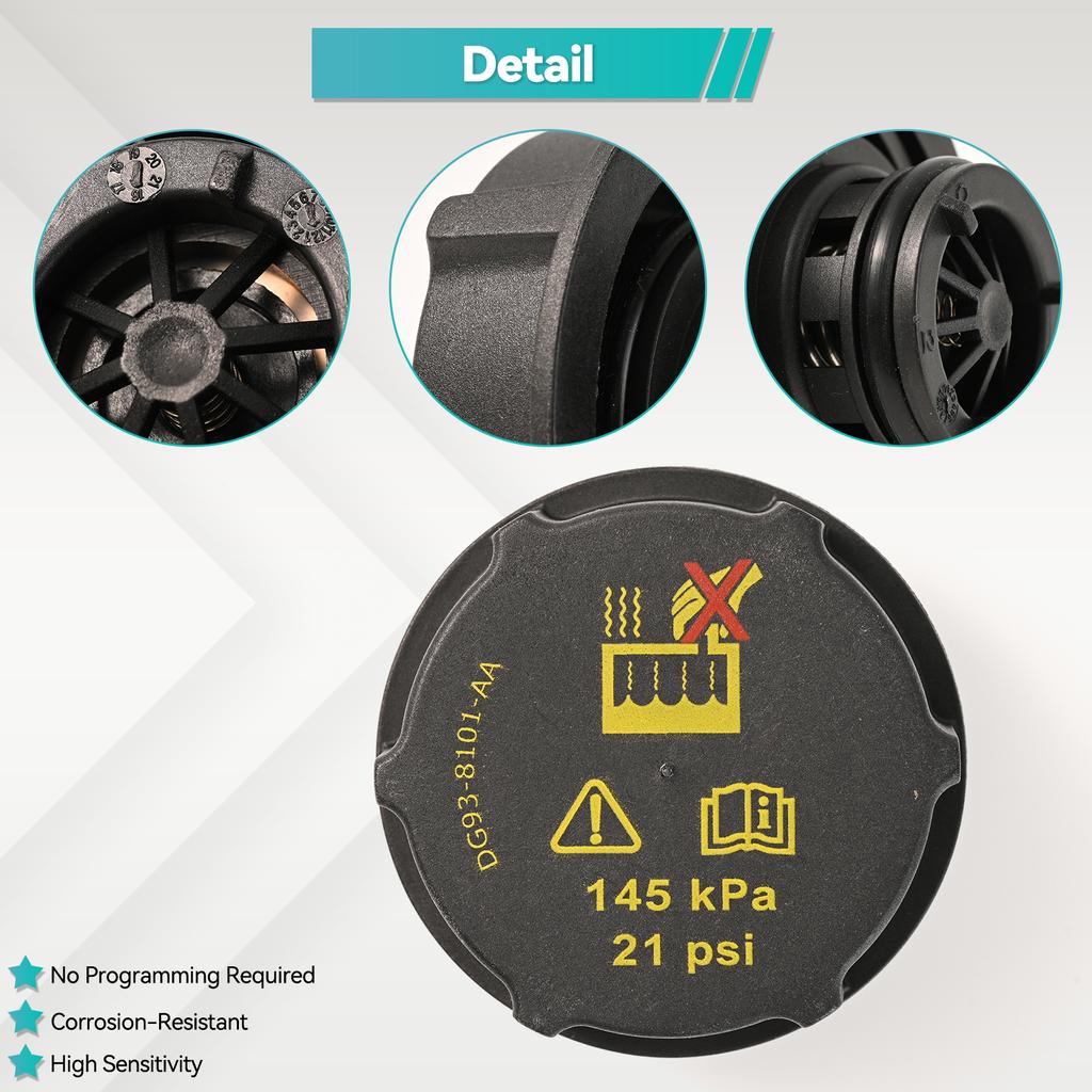 Автомобильный радиатор, воздушная масляная крышка, расширительный бак для воды, крышка для Ford Focus Fiesta F-150 Escape Edge Fusion Transit, автозапчасти