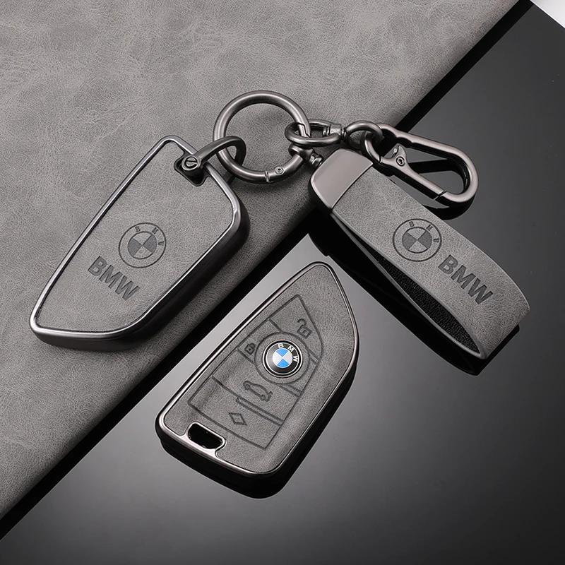 2025 для BMW 1 2 3 5 7 Серии X1 F48 X3 G20 X4 X5 G05 X6 F16 M40i M440i G02 G31 G23 F34 F15 F40 IX3 TPU Кожаный Чехол Ключ от Машины