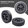 2pcs Grill Wheels BBQ Grill Wheel Multi-Functional