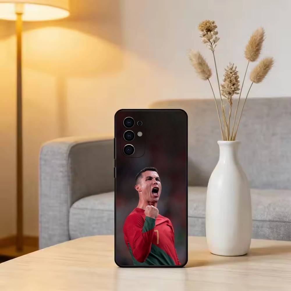 Чехол для телефона C-Ronaldo для Samsung S25, S24, S21, S22, S23, S30, Ultra, S20, Plus, Fe, Мягкий силиконовый черный чехол