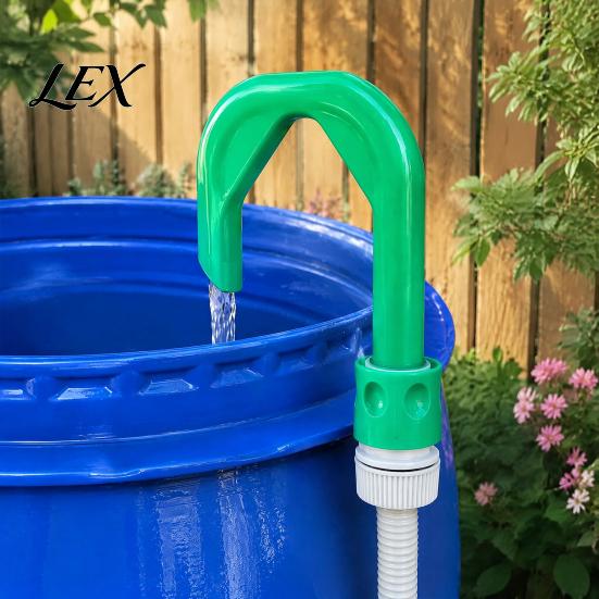 Watering System for Backyard Gardening Hose Filling Hook, 3D Printed Connector Water Storage Tank Attachment Hook Pool, Pond, Outdoor Barrels Pool