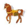 Elegant Horse Brooches Personality Pony Badge Pin Animal Zodiac Horse Pins  Men Suit Accessories