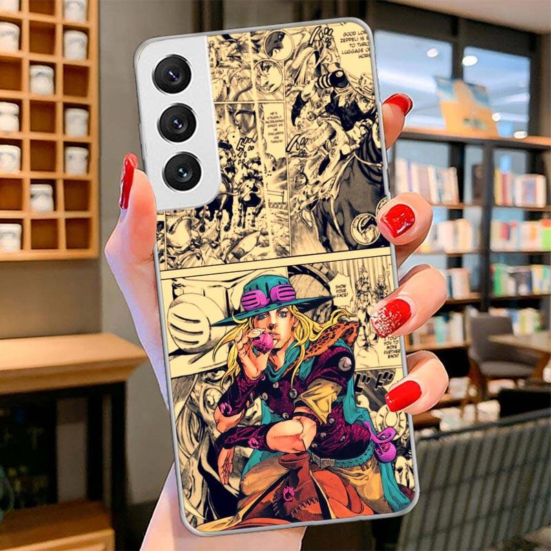 JoJo Bizarre Adventure Anime Cover Phone Case For Samsung Galaxy S26 S25 Edge S24 Ultra S23 S22 Plus S21 S20 FE Soft Fundas Shel