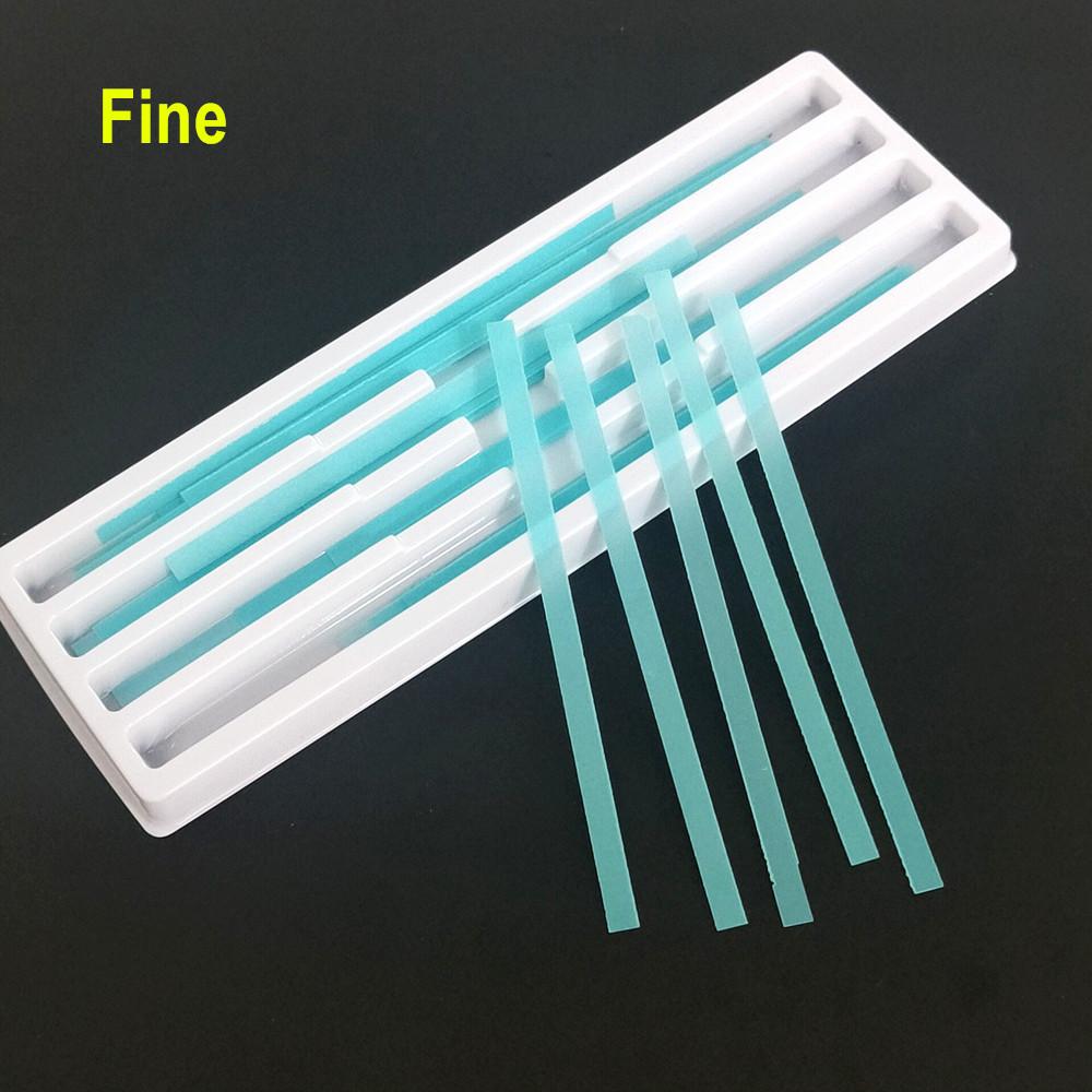 40pcs Dental Polyester Polishing Stick Strip with Single Side polishing Polystrips Whitening Materials  4mm width