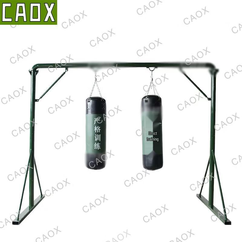CAOX Gantry Vertical Sandbag Hanger with 2 Punching Bags
