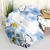 Snoopy Print Automatic Open Close Umbrella, Portable Foldable Umbrella, for Outdoor Commute Camping Trip, Ideal Birthday Gift