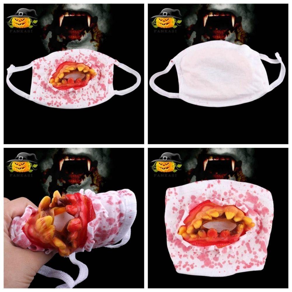 Ghost Blood Mittens Dress Up Cosplay Props Terrifying Blood Stain Masks  Prank