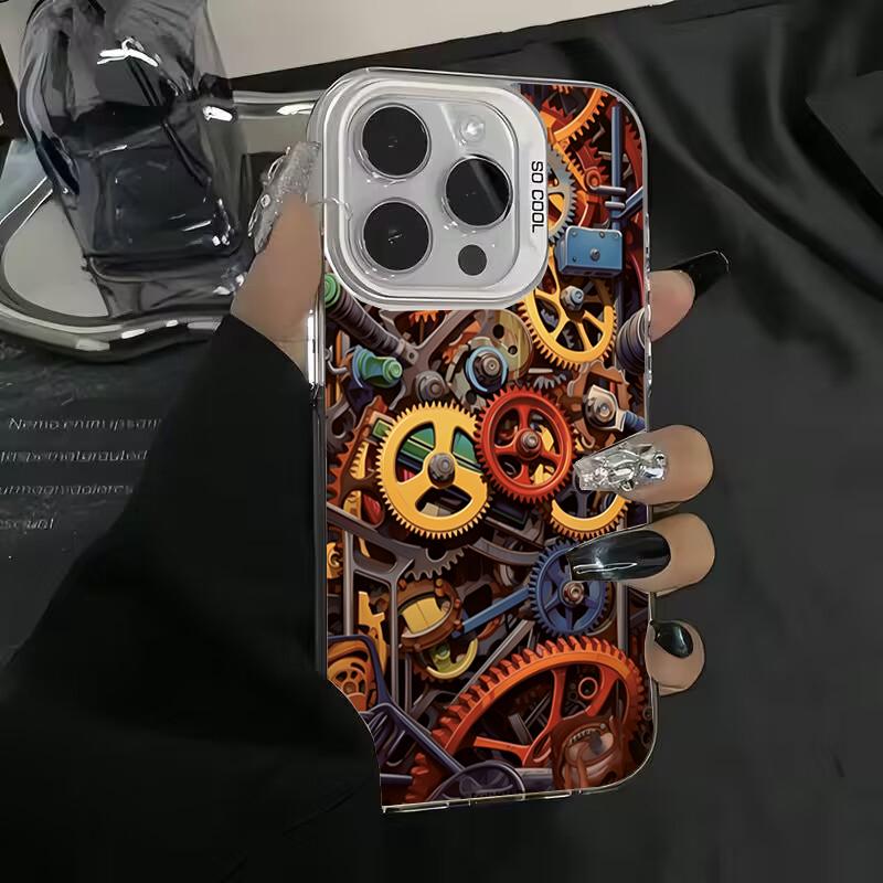 Крутой чехол из ТПУ с граффити и механическим узором для Xiaomi Mi 14 13 12 13T 14T Pro 11 Lite 5G NE Poco F6 X5 X6 M6 Pro Жесткая задняя крышка