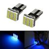 Ультра Синие 168 194 2825 T10 SMD Светодиодные Лампы Клиновидные для Подсветки Порога Боковой Двери Автомобиля