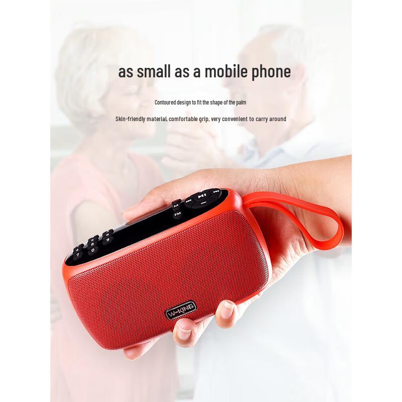 Портативная мини-бас Bluetooth-колонка W-King X2 с радио
