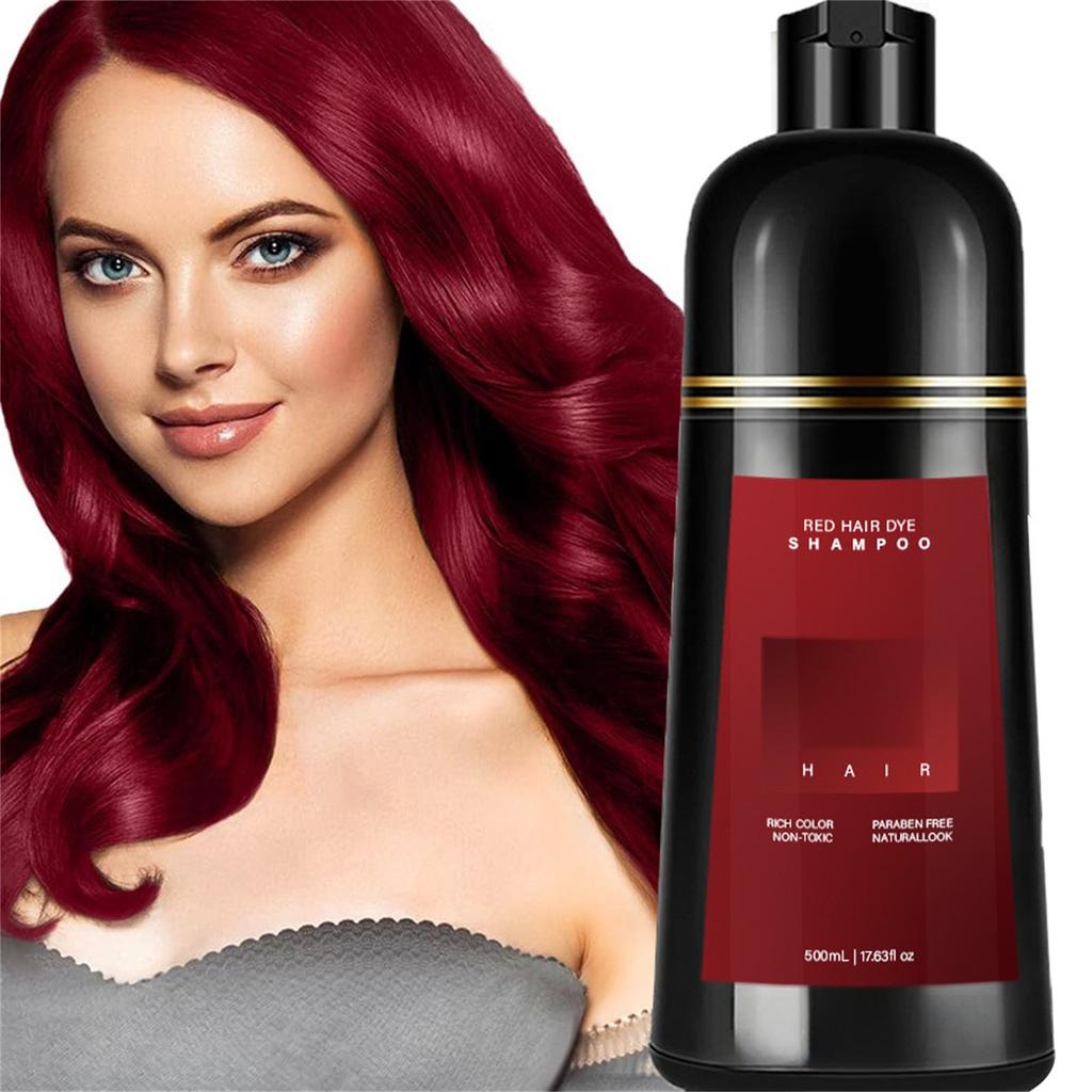 Dyestuff Shampoo Шампунь Нежно и быстро окрашивает, не раздражает окрашивание (черный/коричневый/светло-коричневый/красный/фиолетовый)