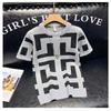 Spring and Autumn Geometric Pattern Base Shirt for Men, Slim Fit Casual Short Sleeve Knit Top