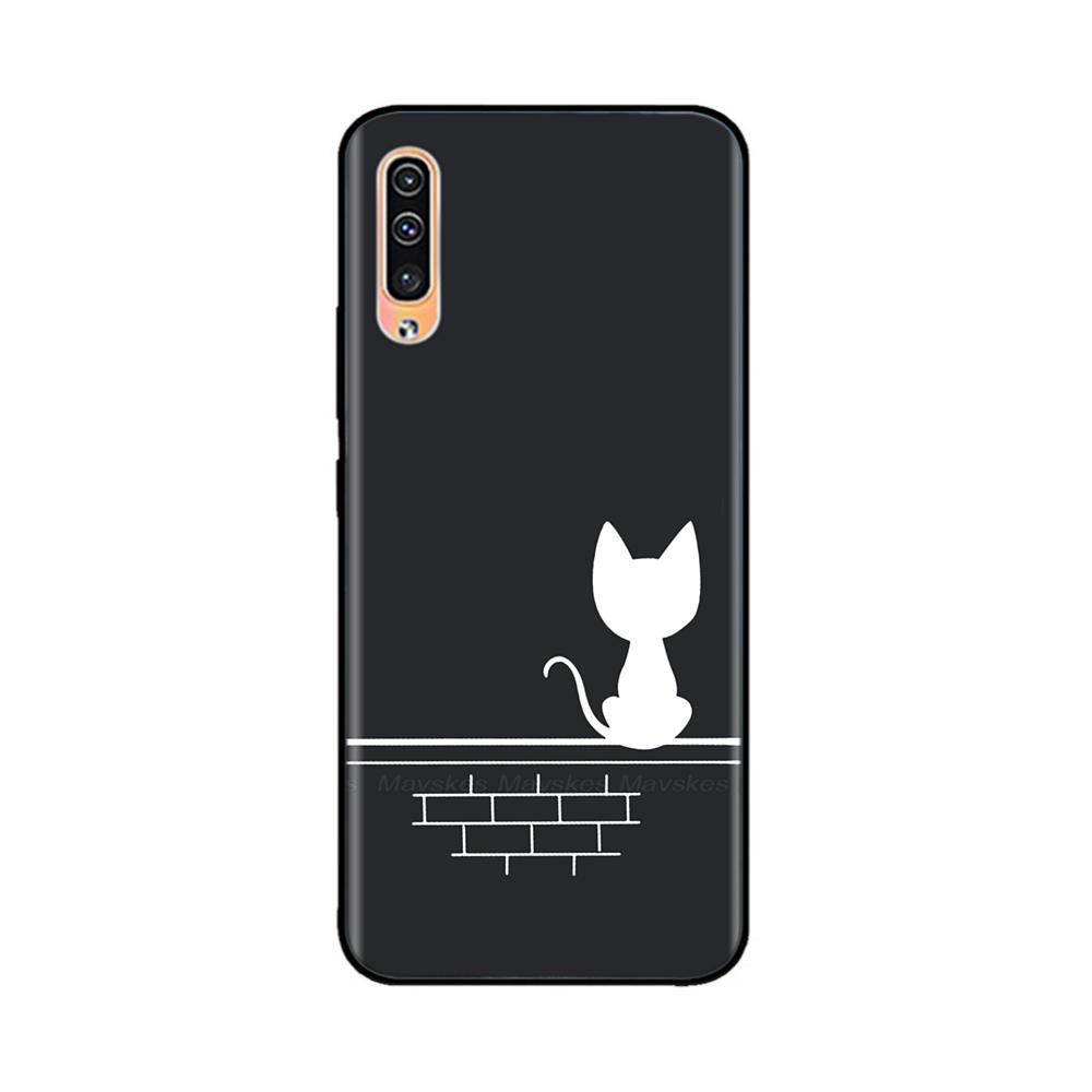 Для Samsung Galaxy A50 A50S A30S Чехол Мягкая Черная Силиконовая Задняя Крышка Чехол для Телефона Для Samsung A 50 A 50 30 S Fundas Coque Бампер
