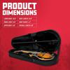 GATOR Lightweight Semi-Hard Case for Mandolin, GL Guitar Series, Made of EPS (GL-MANDOLIN)