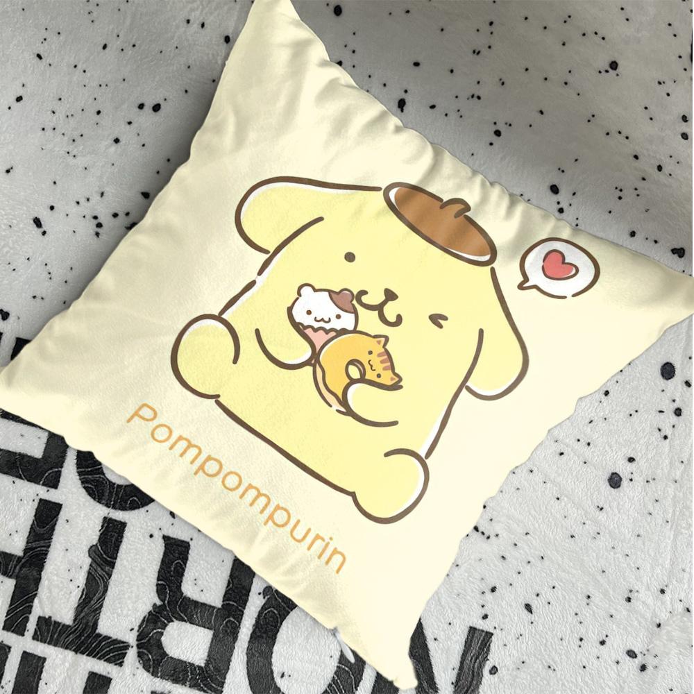 Наволочка 50x50 Кавайи P-Pompurin Декоративные наволочки для дома и декора Гостиная Подушки Чехлы для дивана Наволочки
