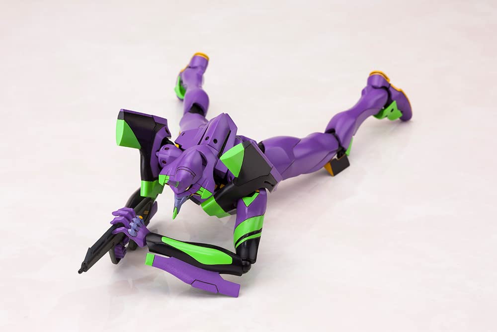 Kotobukiya Shin Evangelion Movie Version Evangelion Unit 01 с копьем Кассия Высота 190 мм Масштаб пластиковой модели Цвет литья KP618X приблизительно. 1/400
